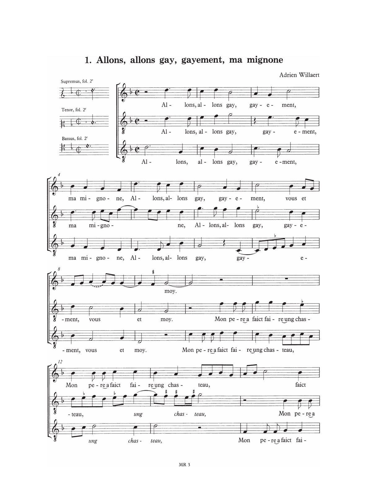 La Couronne et fleur des chansons a troys (1536)