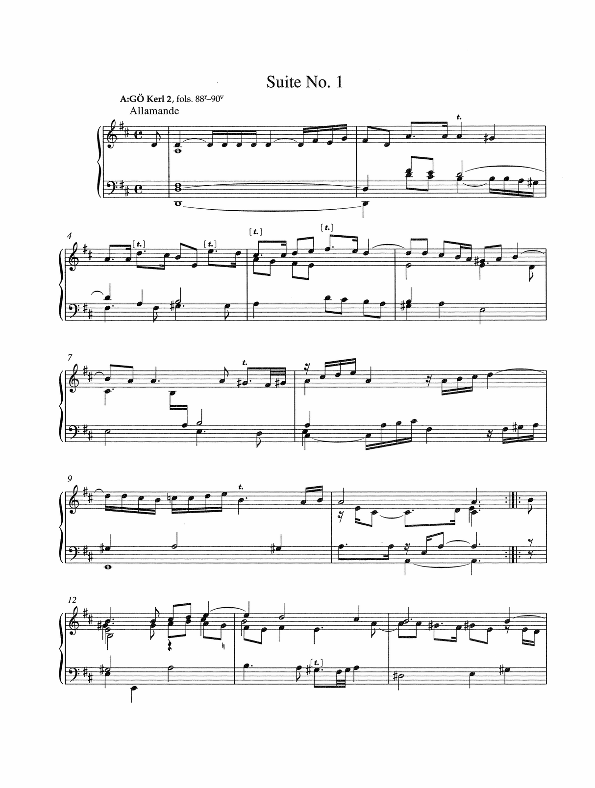 Kerll: Four Suites