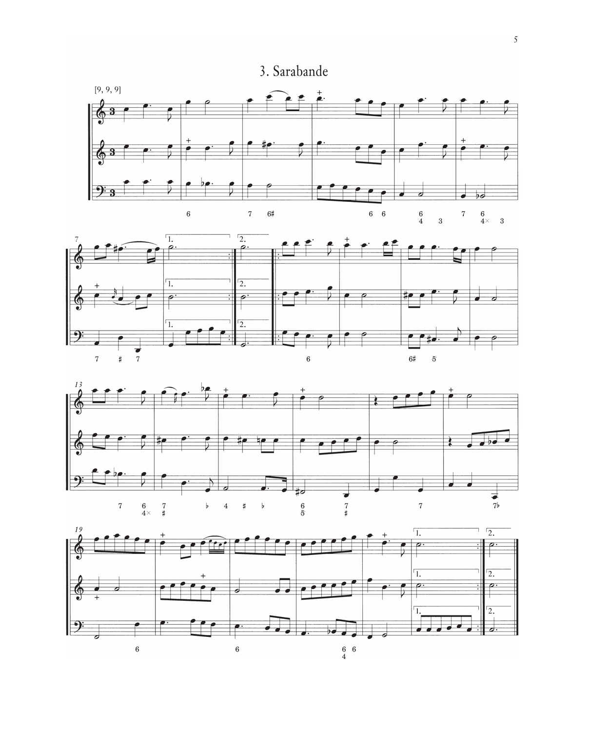 Marais: Pièces en trio