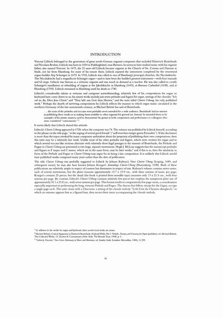 Lübeck: Clavier Uebung (Hamburg, 1728)