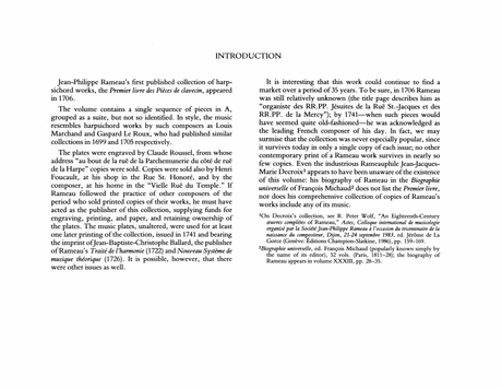 Rameau: Premier Livre de pieces de clavecin