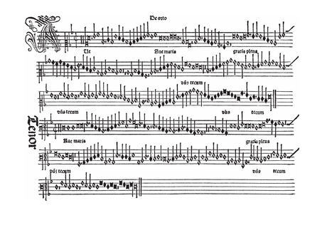 Petrucci: Harmonice Musices Odhecaton A (Venice, 1504)