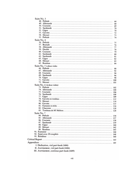 Marais: Pièces à une et à deux violes (1686–89)