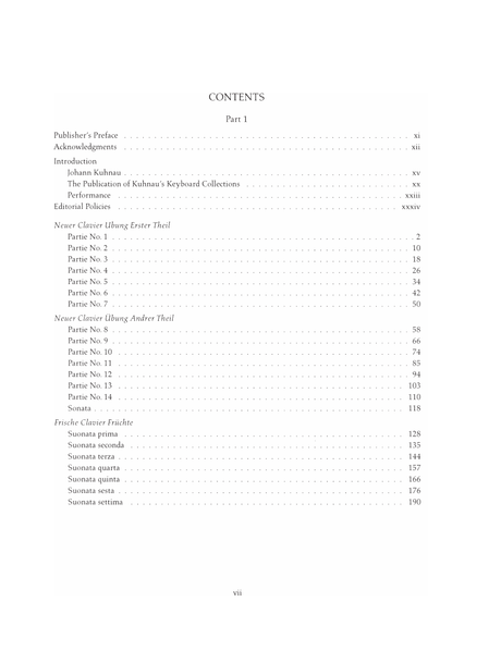 Kuhnau: The Collected Works for Keyboard