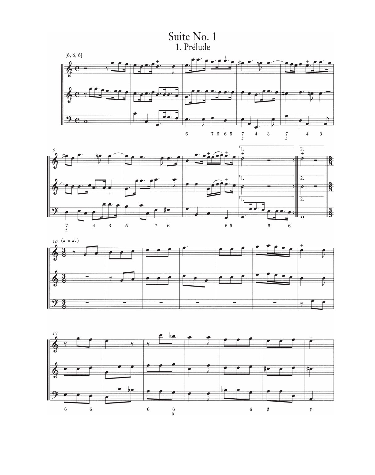 Marais: Pièces en trio