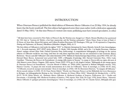 Petrucci: Harmonice Musices Odhecaton A (Venice, 1504)