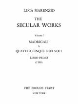 Marenzio: Madrigali a quattro, cinque, e sei voci, libro primo (1588)